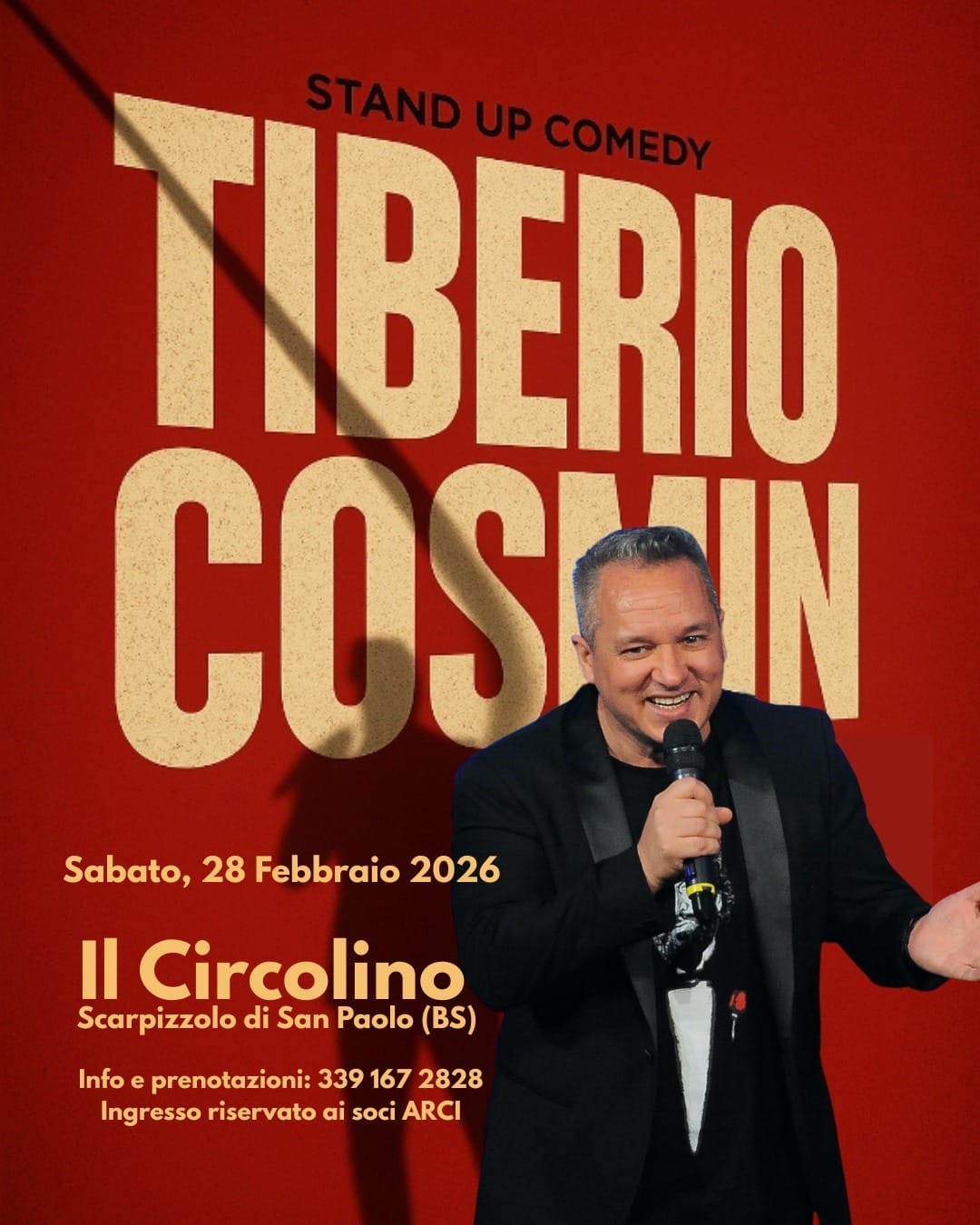 TIBERIO COSMIN STAND UP COMEDY