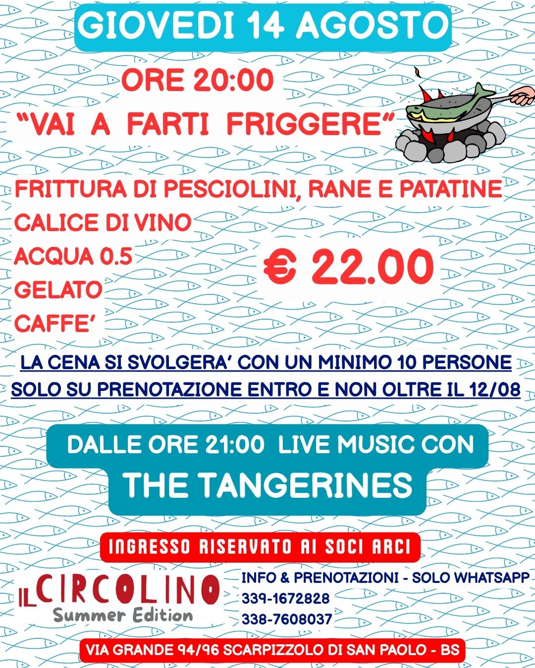 "VAI A FARTI FRIGGERE"