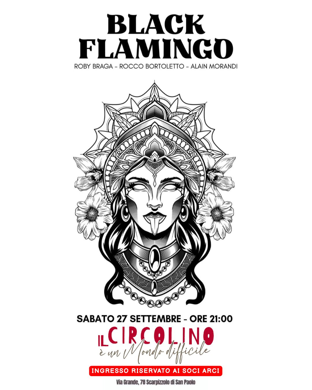 BLACK FLAMINGO